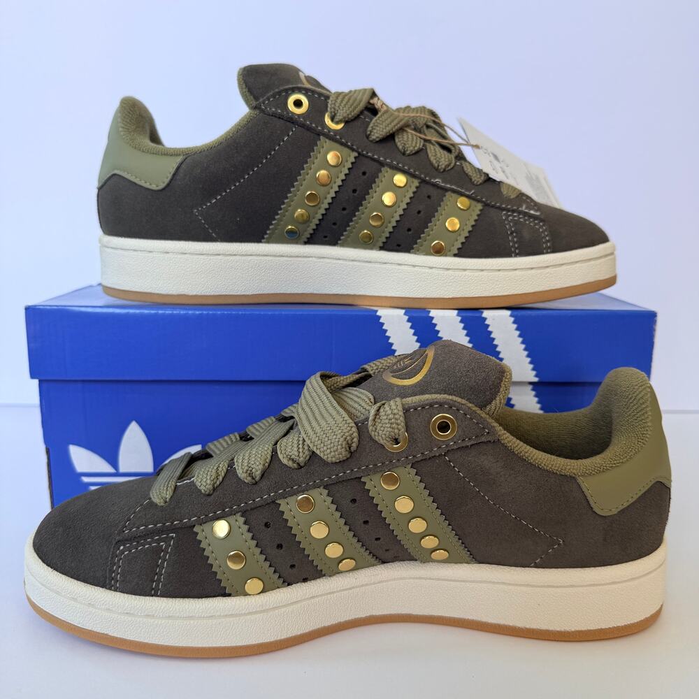 Adidas Campus 00s W JQ8333 Olive Green Gold Metallic Women's 8 / UK 6.5 NWT